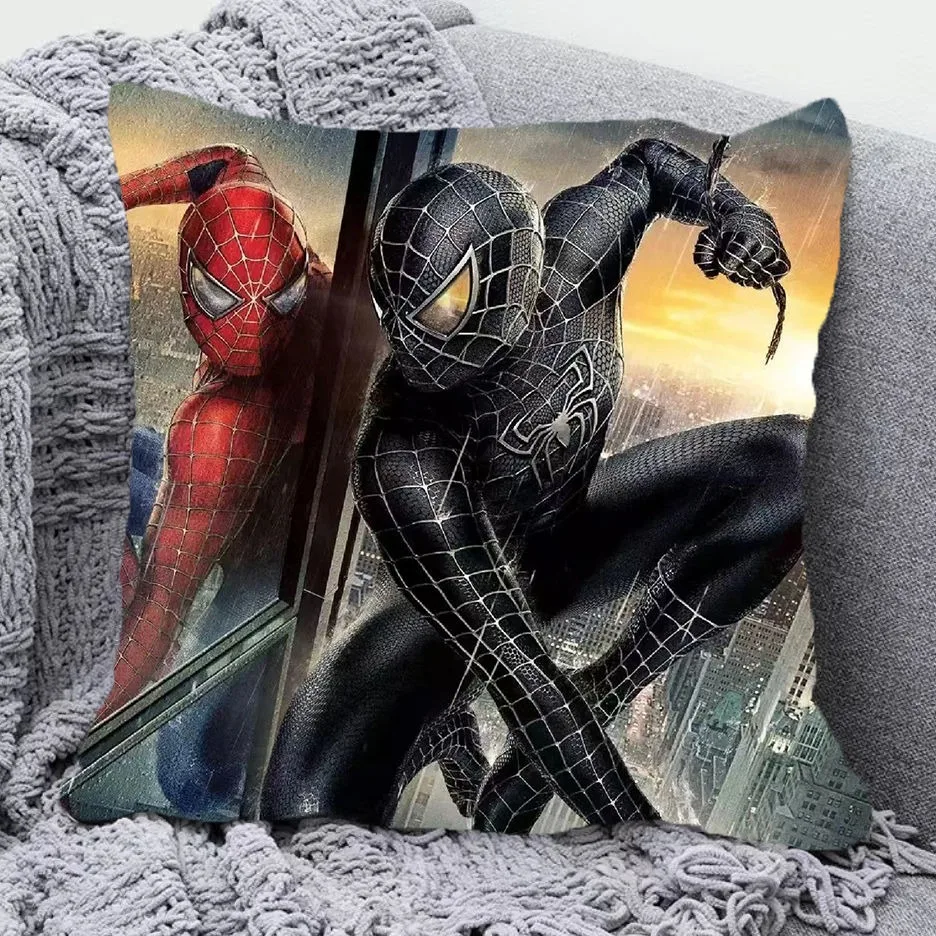 1pcs Spider-Man pillow cover room bed decoration pillowcase living room sofa Chair cushion cover home decoration 3