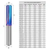 AZZKOR Straight Shank H7 High-Precision Reamer Tools HRC65 3.0mm-20.0mm Tungsten Steel Machine Reamer Carbide Blue Nano Coating 4