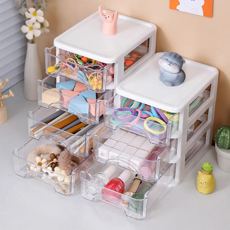 Grand organisateur de bureau en plastique avec 9 tiroirs, Armoire à  dossiers en plastique : Rangement de bureau simplifié