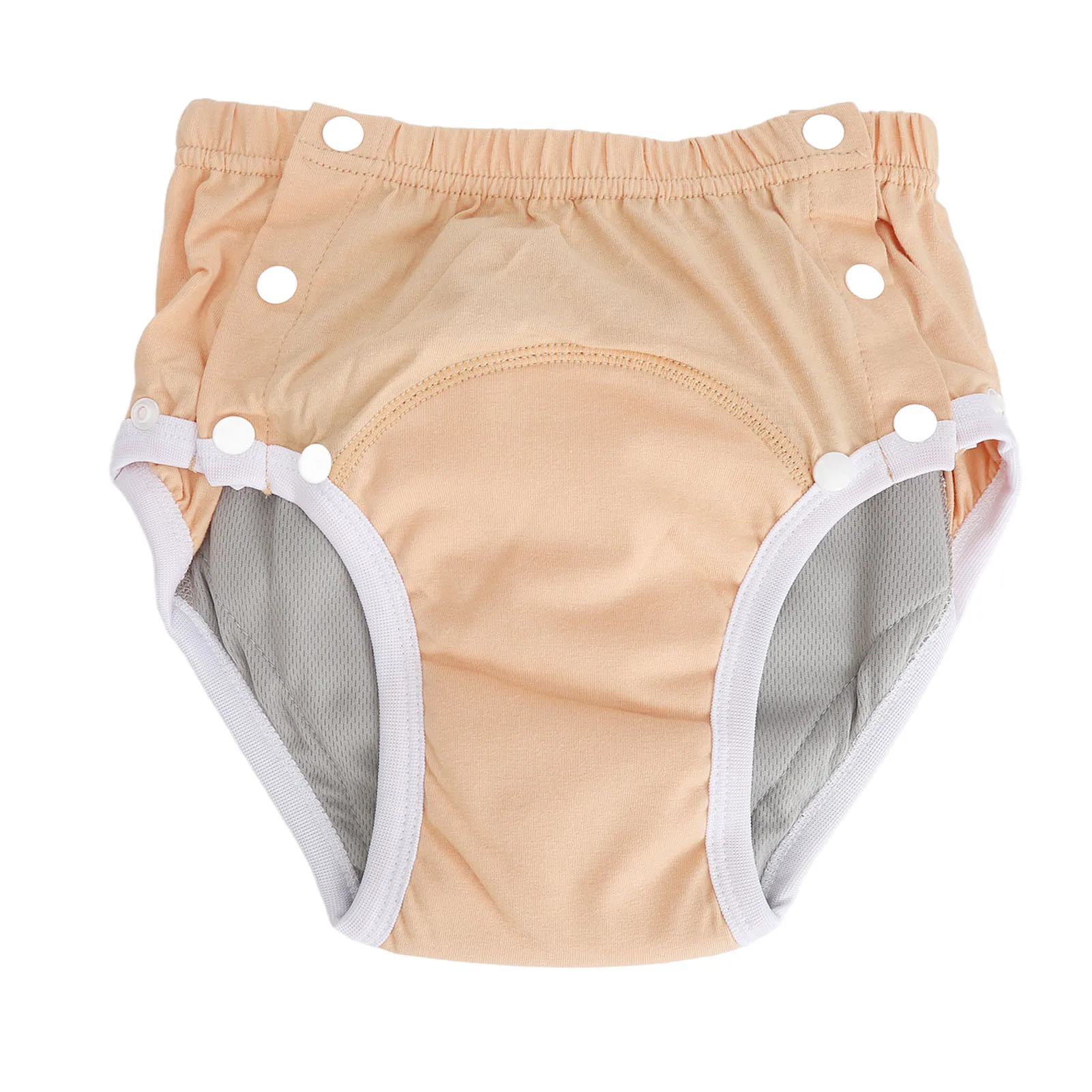 Adult Cloth Diaper Washable Leakage Proof Breathable Pure Cotton Elderly Cloth Nappy for Incontinence Orange Adult Diaper reusable diapers