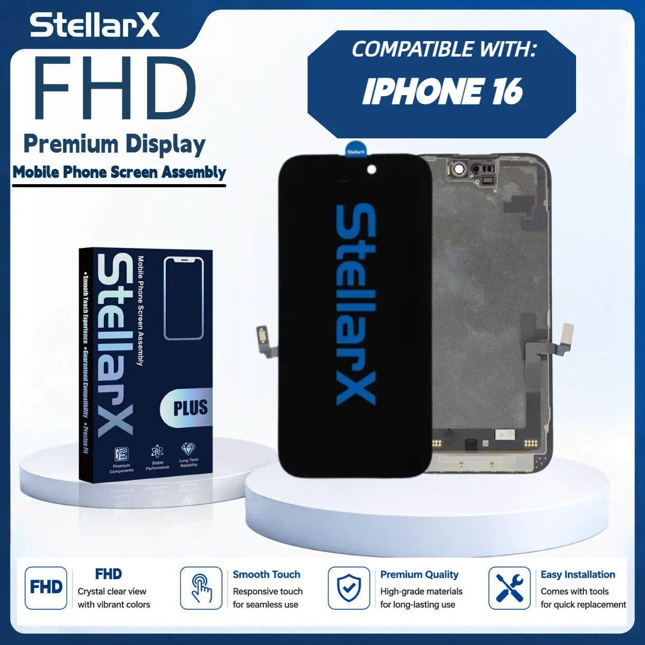 StellarX FHD High Color Gamut Screen Replacement Display