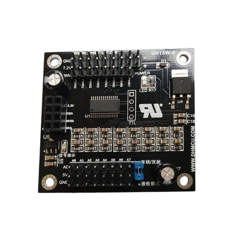 B48B-8 Way Servo Control Board Robotic Arm Control Board Ptz Knob Potentiometer Servo