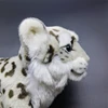 Snow Leopard Plush Toy High Fidelity Cute Snow Panther Plushie Lifelike Animals Simulation Stuffed Doll Kawai Toy Gifts For Kids 5