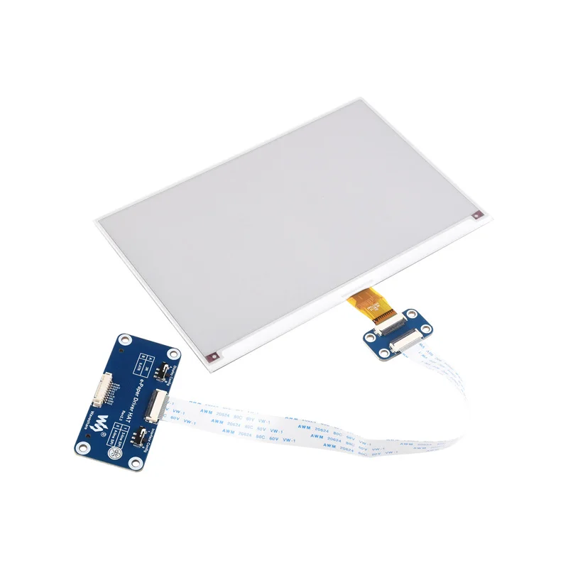Display e-Paper E-Ink da 7,5 Pollici per Raspberry Pi, HAT 800×480 Interfaccia SPI Rosso / Nero / Bianco 7,5 Pollici per Arduino STM32 Jetson Nano - immagine 5
