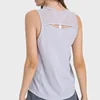 Hip Length Sculpt Tank Top Sweat-wicking Classic Fit Sleeveless Shirts Four-way stretch Mesh Lightweight Running Vest Gym Wear 3