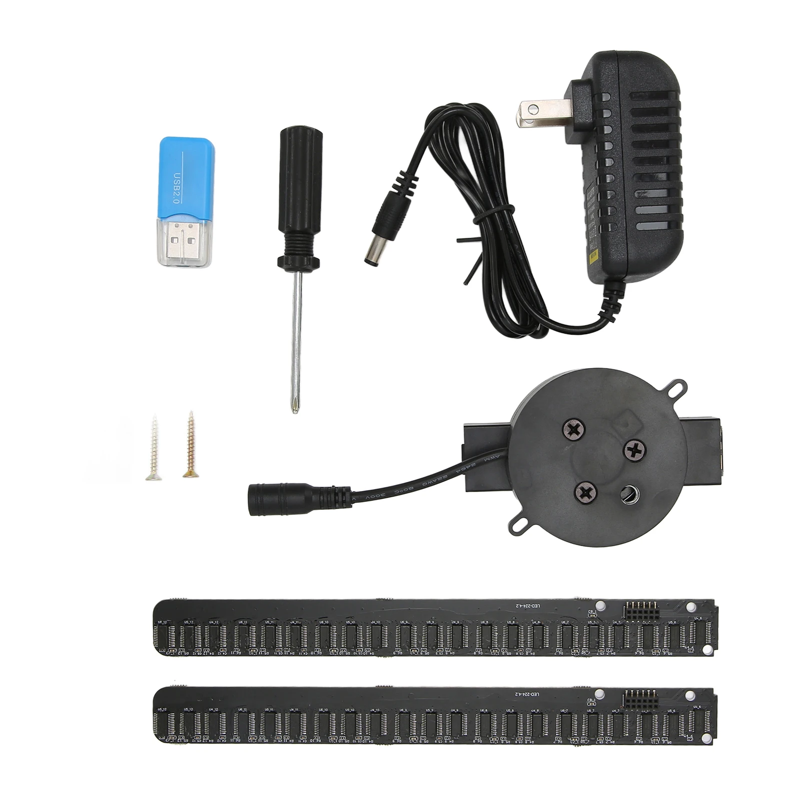 3D Hologram Fan 16.5in 2000x224 WiFi 3D Projector with 224 LED Light Beads for Business Store Advertising WiFi Hologram Fan 3d hologram fan