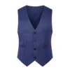 2024 Spring and Autumn New Style British Fashion Men's Suit Vest Slim Waistcoat Men's Vest Korean Style Suit Vest 2