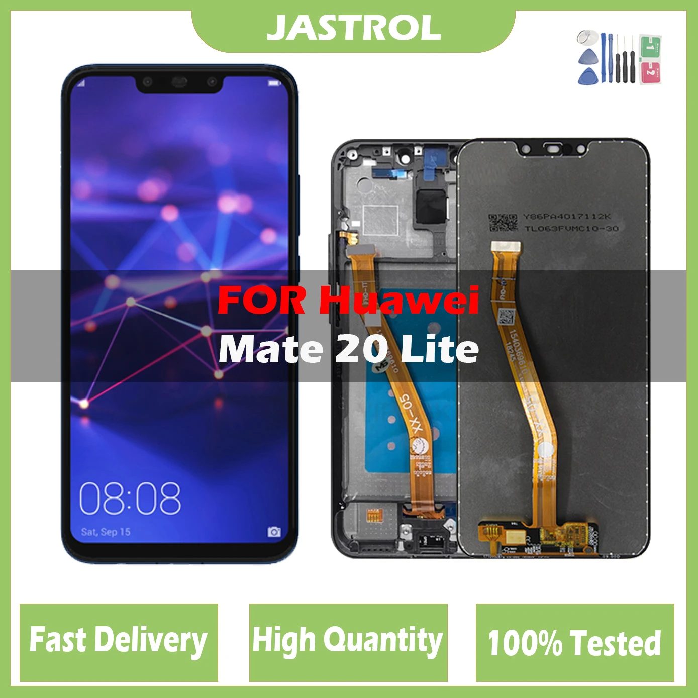 6.3 "Per Huawei Mate 20 Lite Display Lcd Touch Screen Per Huawei Sne-Al00 Display Ine-Lx2 Sne-Lx1 Sne-Lx2 Lx3 Parti Di Ricambio
