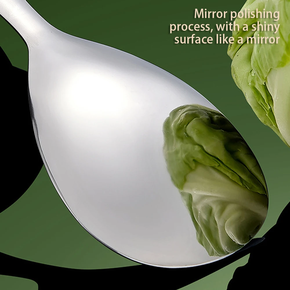 304 Stainless Steel Rice Scoop High-grade Versatile Use Anti-stick Easy To Clean Perfect Serving Thickened Sturdy cooking scoop