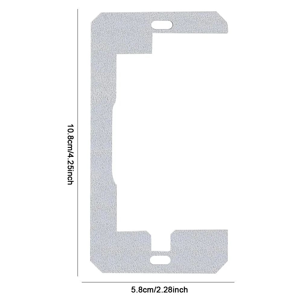 10/15/20 Pcs Wall Plate Spacer Electric Receptacle Spacers Metal Outlet Shims for Fixing Walls Electrical Outlet Electrical Box
