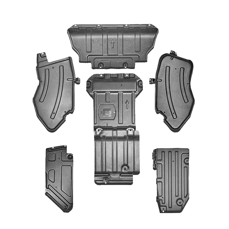 Off Road 4X4 Car Accessories Silver Color Steel Engine Guard Skid Plate Case Chassis Guard Board for Wrangler -