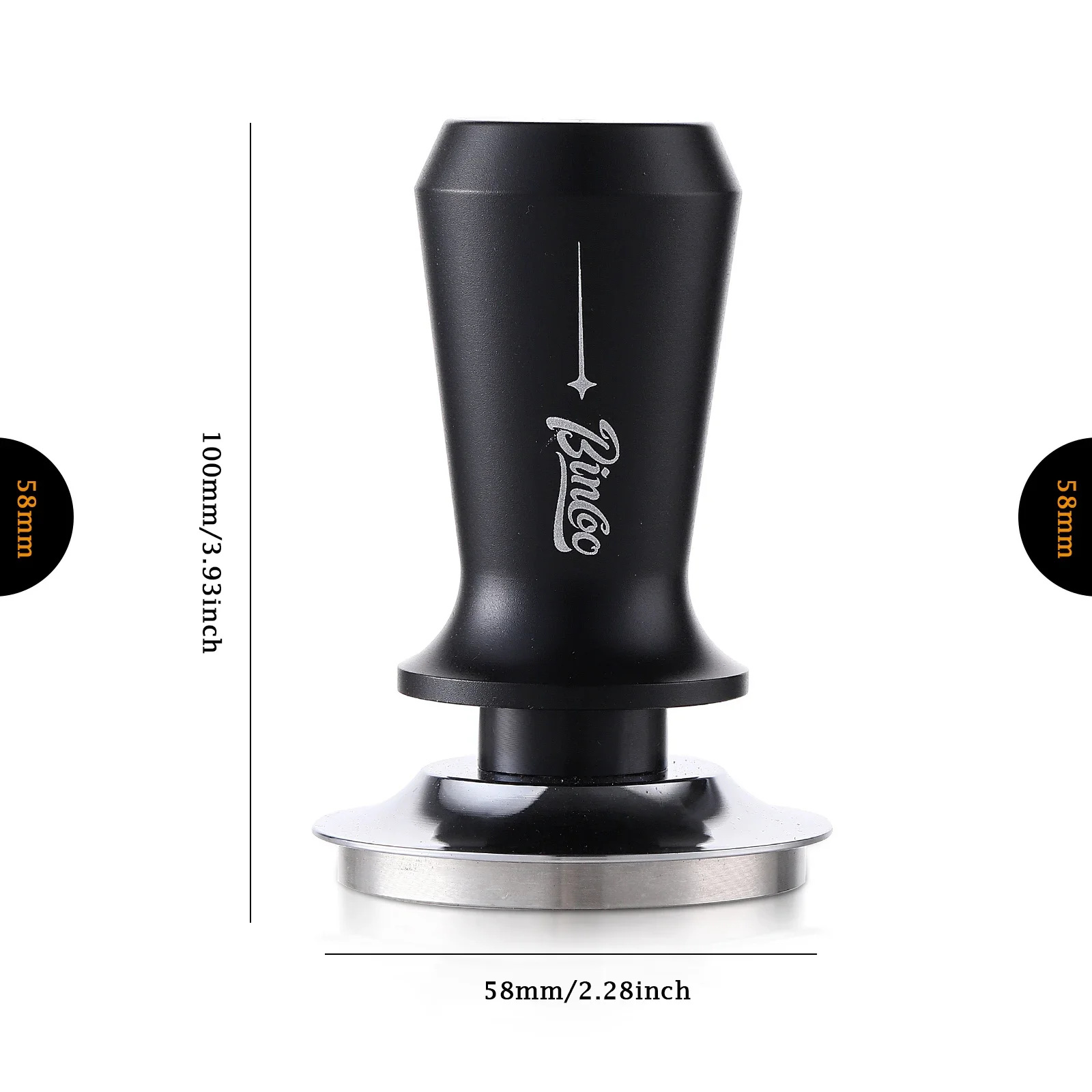 مكبس قهوة اسبريسو فاخر 51/58 مم، أداة توزيع قهوة ا...