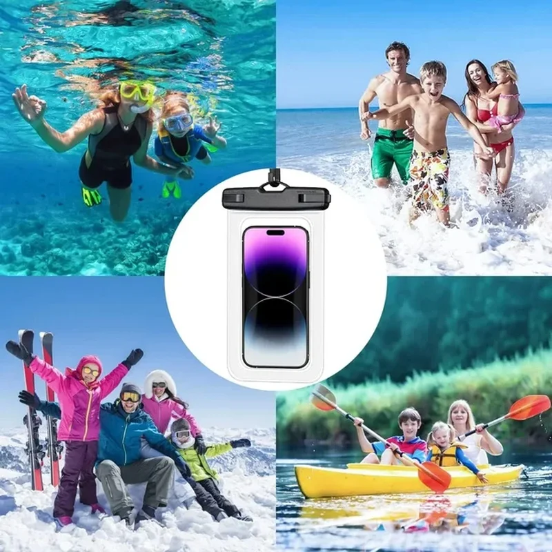 Waterproof Phone Case Swimming Water Proof Bag Universal Underwater Protector Pouch Cover For iPhone Samsung below 6.7″ Phone Bags & Storage Items Waterproof phone cases