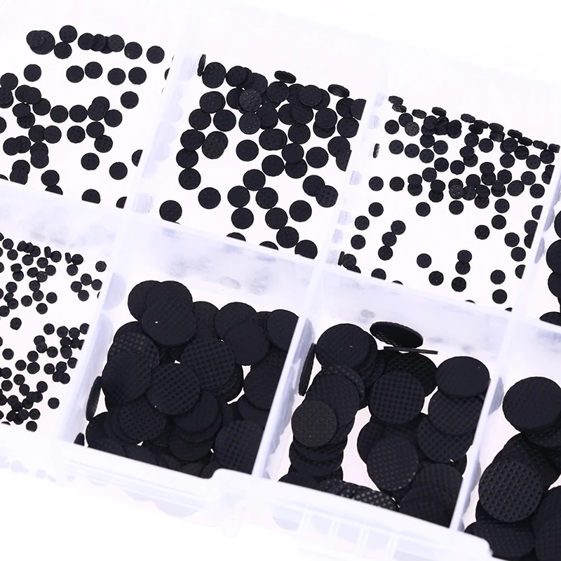 1.5-8mm Conductive Rubber Pads Keypad Repair Kit For IR Remote Control Conductive Rubber Buttons Different Sizes 500pcs/box