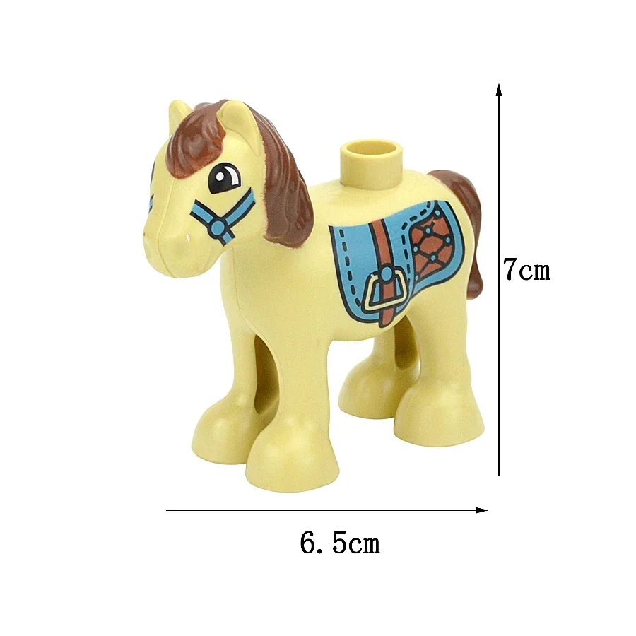 Jumbo Animal Building Blocks Set - Educational Zoo & Farm Toys