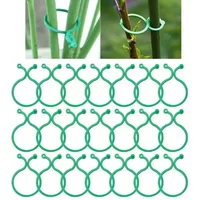 50pcs Garden Plant Support Clips Orchid Flower Ties Vegetables Tomato Vine Flower Clips Plastic Plant Locks for Securing Plants 1