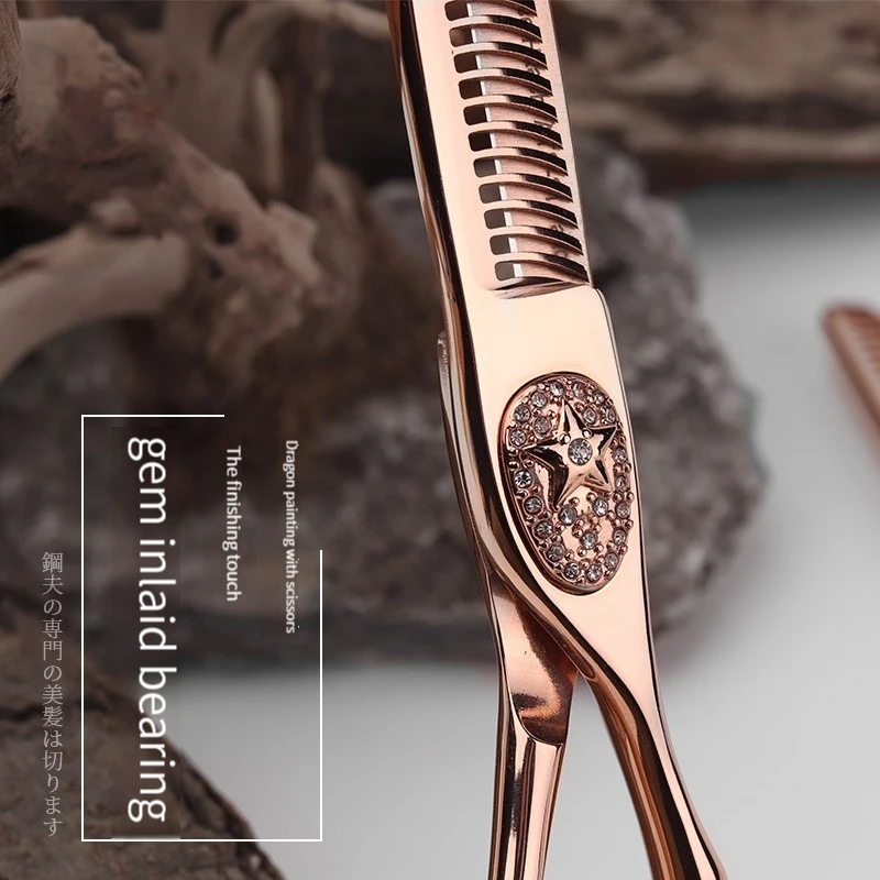 Description Picture 3 of itemHairdressing Scissors Professional Hairdresser Flat Hairdressing Scissors Scissors Thinning Scarless Cutting Fragmentation