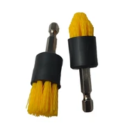 4 Pack Drill Brush Attachment Set Yellow Plastic For Cordless Drill Tile & Grout Drill Brush Set 2