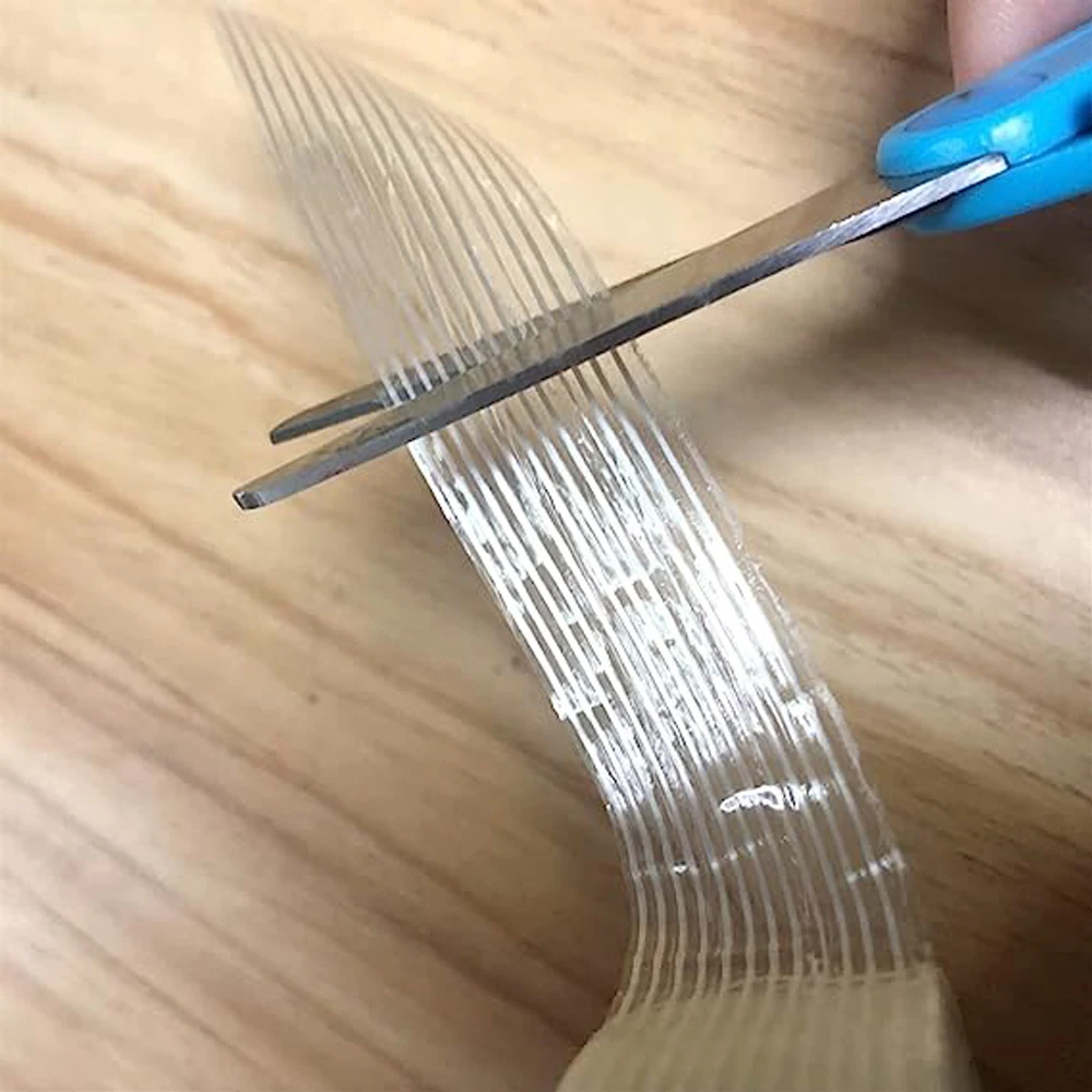 Mono Filament Strapping Tape Heavy Duty Fiberglass Reinforced Transparent Tape adhesive tape
