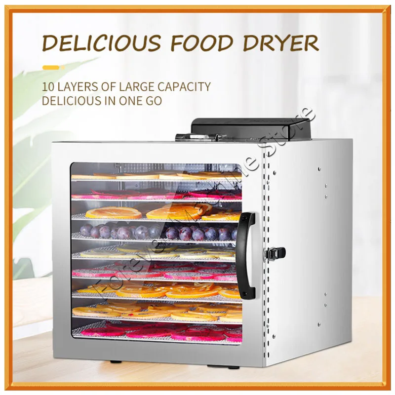 Fruit Dryer Food Household Intelligent Multifunctional Large Capacity Small Bean Dissolving Pet Food Dehydration Drying Machine