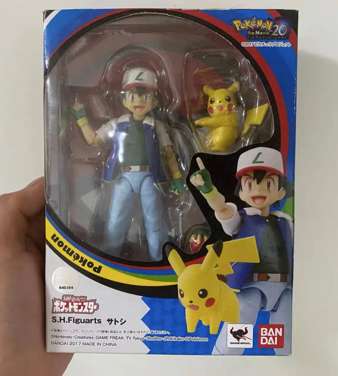 

100% Оригинальные Bandai SH фигурки SHF Ash Ketchum в наличии аниме Коллекционные фигурки модели игрушки Фигурки