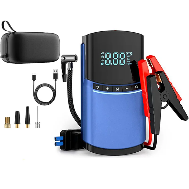 Car Jump Starter 4 in1 Emergency Air Pump 12000mAh 1000A