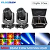2pcs Mini Lyre 7r Beam 230W 7R Moving Head Light with flightcase Disco DJ Party Wedding Concert Christmas 230W Moving Beam 1