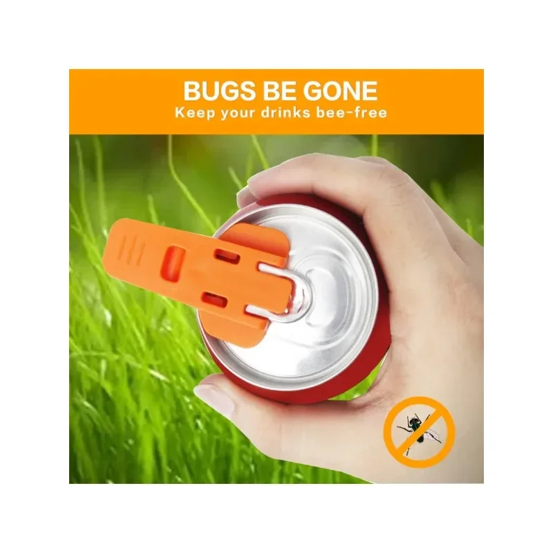 New 6PCS Simple Bottle Opener Reusable Easy Can Opener Sealed Drink Beer Cola Opener Lid Remover Kitchen Supplies Camping Tools