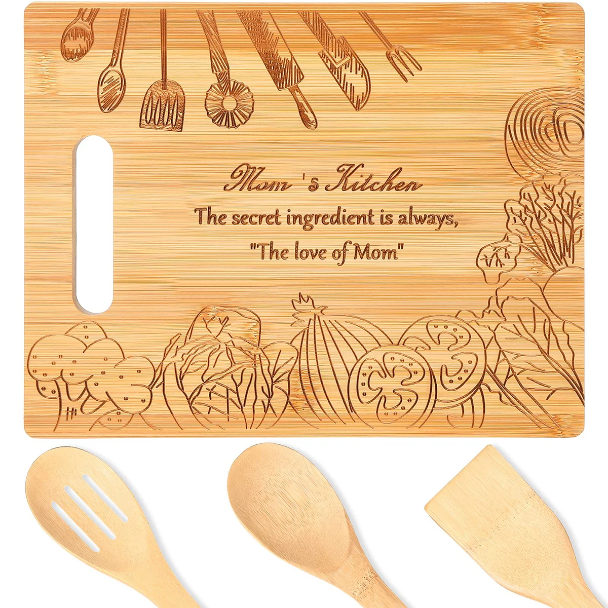 Bamboo Cutting Board for Mom 2 | Bamboo Cutting Board for Mom 1