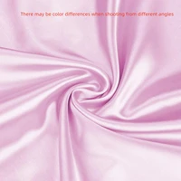 1PC Satin Pillowcase Pink 100%polyester Comfortable Pillow Case Home Decor 50x75/50x90 Suitable For Bedroom Hotel No pillow core 2