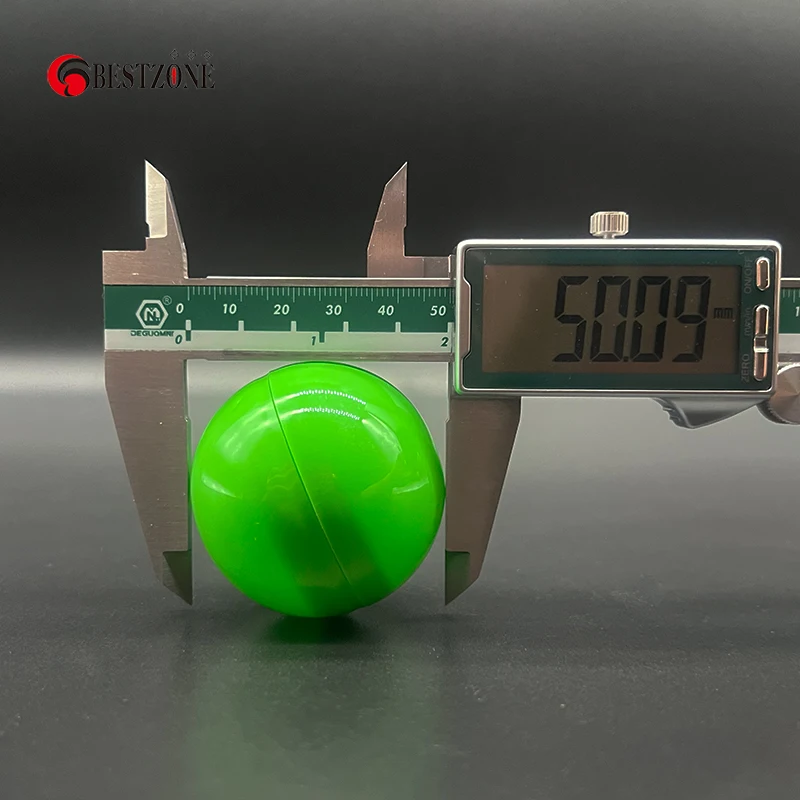 100Pcs/Lot 50MM About 2 Inch Round Plastic PP Toy Capsules Empty Surprise Ball Can Open Children Kid For Vending Machine 4