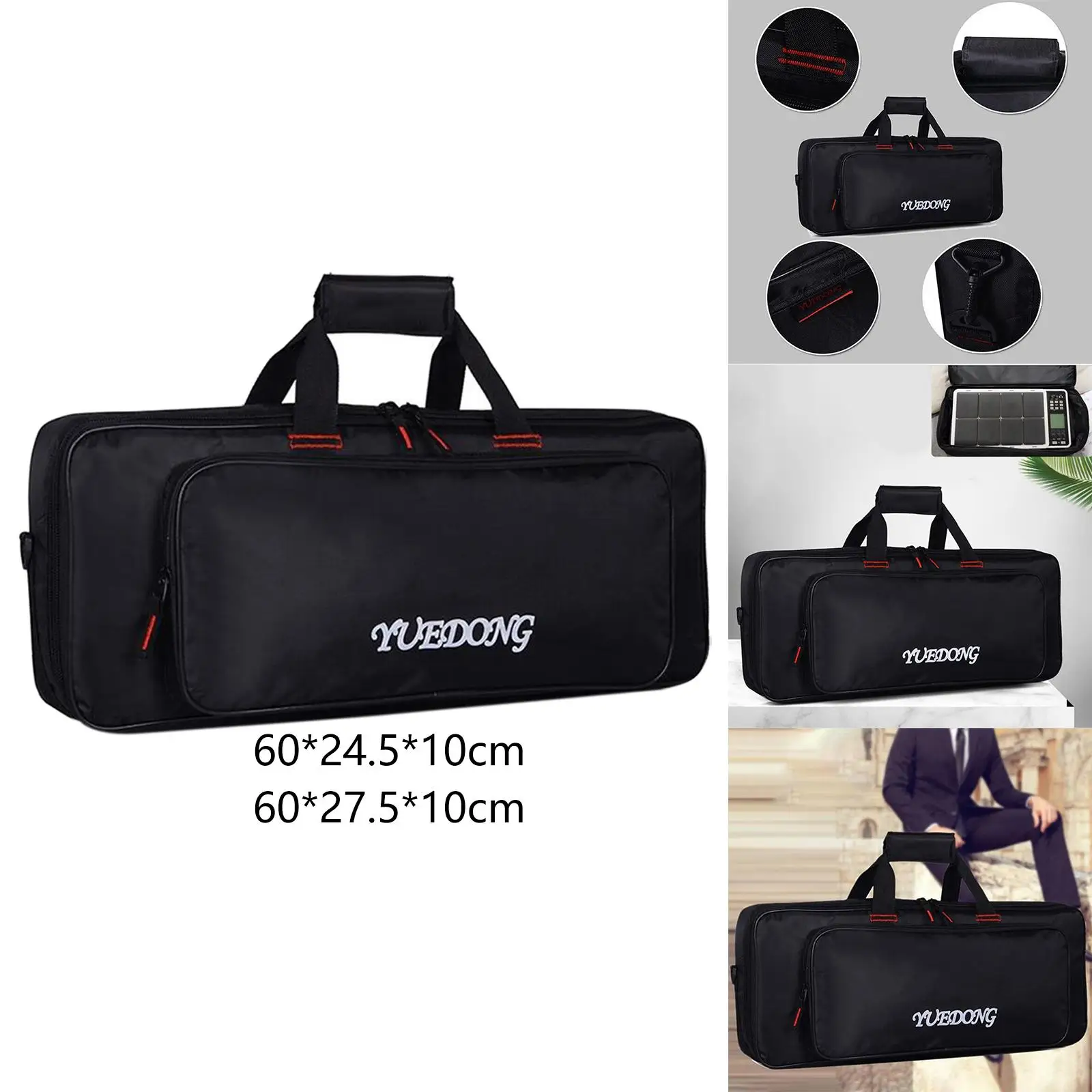 Instrument Case Wear Resisting Accessories Hand Handle Zipper for Traveling