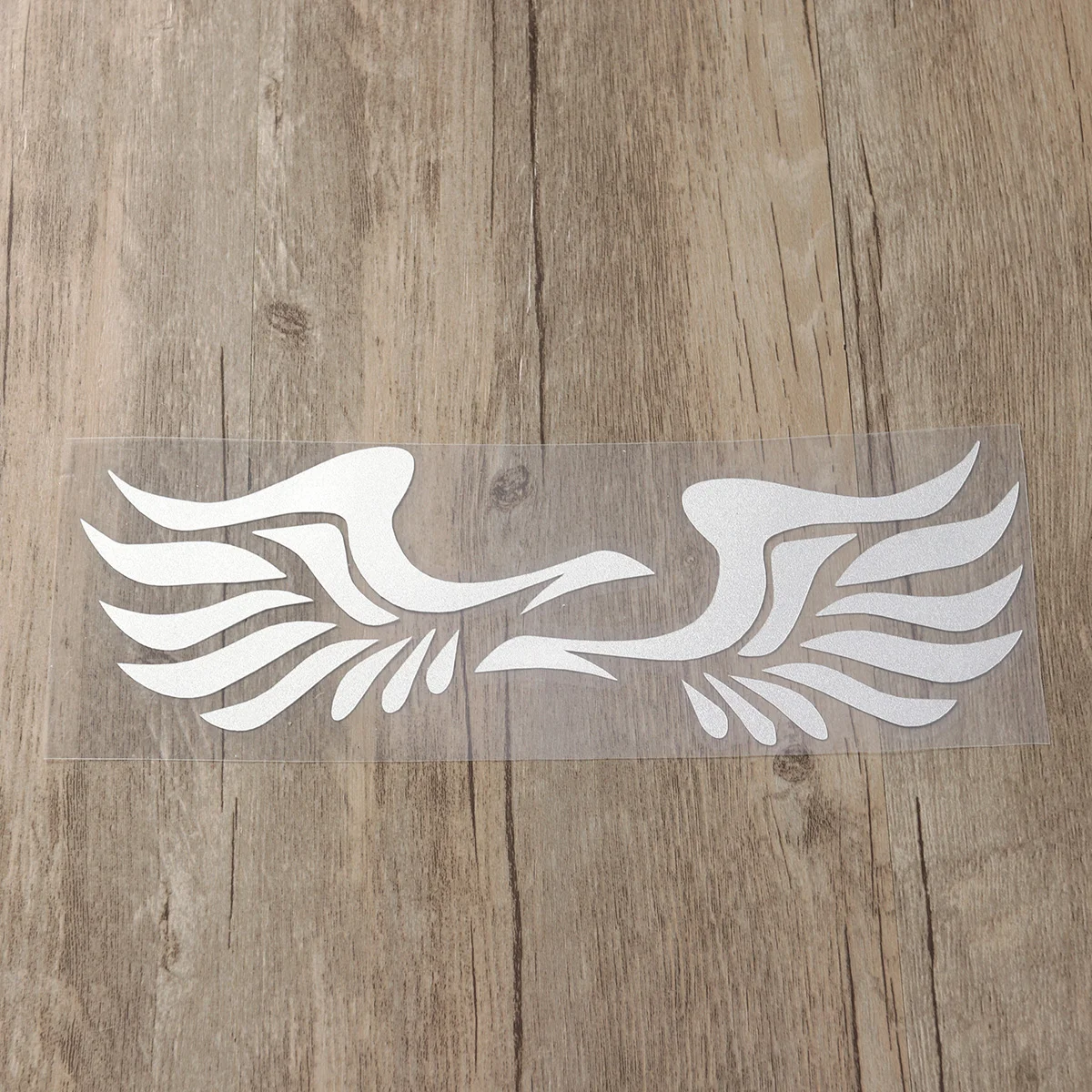 

1 Pair of Car Stickers Decals Fashion Wing Design 3D Decoration Sticker for Car Side Mirror Rearview(White)