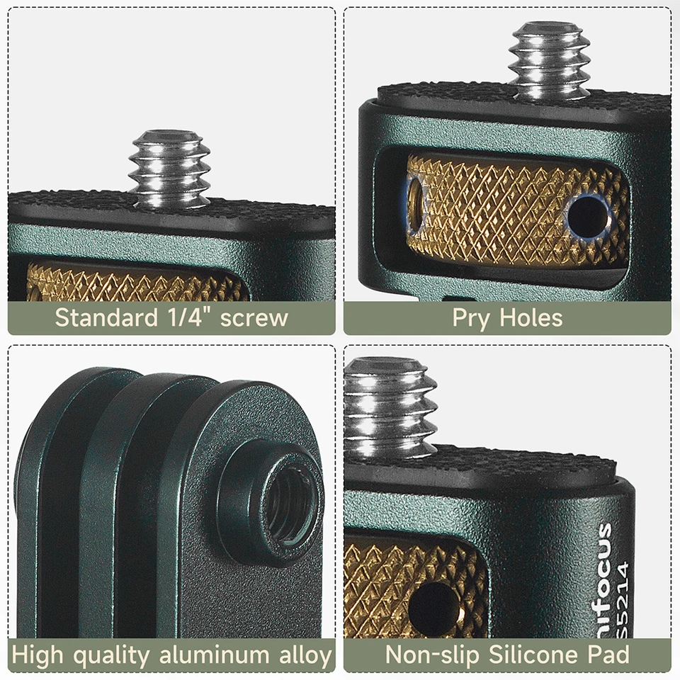 Tripod Adapter Mounts With Camera 1/4-20 Screw Adapter Compatible For Gopro At U20b9 25/piece | Camera Mounts In New Delhi | ID: 2855469628112