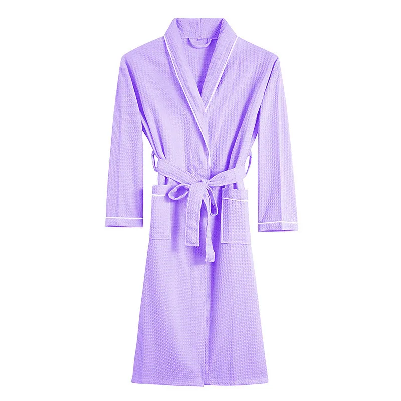 Men Women Couple Nightgown Hotel Bathrobes Cotton Bath Robe Water Sucking Nightrobe Sleepwear Home Bathrobe Hotel Robe women sleepwear sleepwear pajamas cotton bathrobe