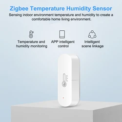 Tuya Zigbee Smart Home Temperature Humidity Sensor Office Smart Notification Push Alarm Home Intelligent Supplies