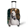 Animal Horse Print Luggage Cover for Travelling Elastic Anti-dust Trolley Case Covers Travel Accessories Cute Suitcase Cover 2