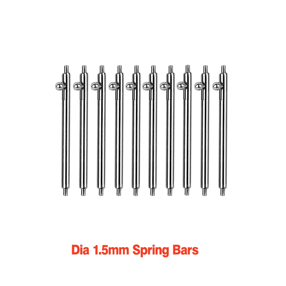 Quick Release Spring Bars for Watch Straps - 10/20PCS, Dia 1.5mm