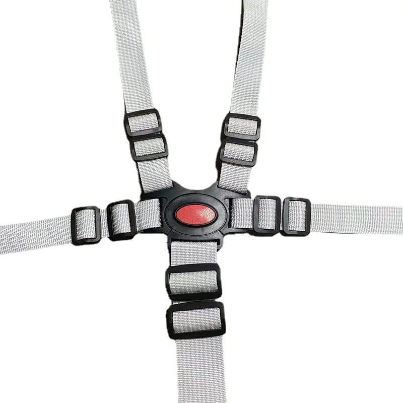Child Growth Chair Seat Belt Baby Chair Seat Belt Dining Accessories Safety Protection Five Point Buckle Belt
