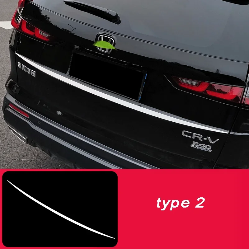 Auto Hinten Tür Logo Schneidet Heckklappe Kit Styling für Honda Cr