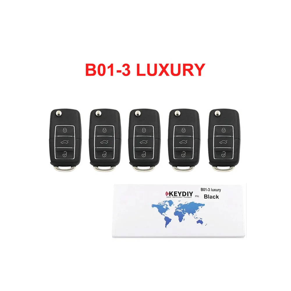 KEYDIY KD B01 LUXURY BLACK B01-3 For KD900/KD MINI/KD-X2 Key Programmer B Series Remote Control