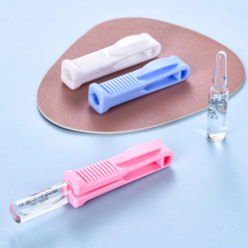 

2pcs Creative Nurse Doctor Plastic Handle Convenient Ampoule Bottle Opener Colorful Medical Tools Durable Fish Ampule Breakers