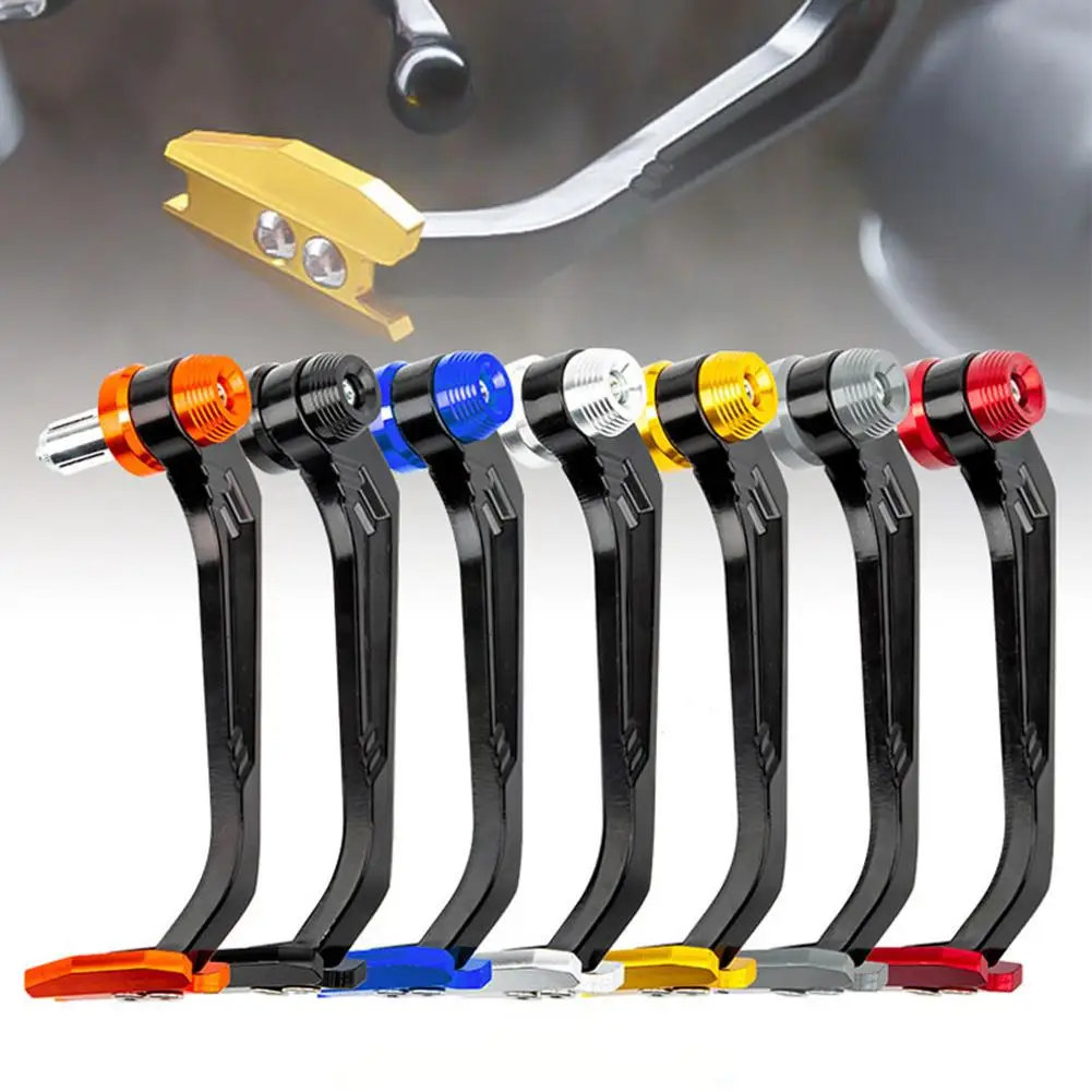 1 Pair Motorcycle Handlebar BrakeClutch Lever Protector Aluminum Alloy Retro Hand Guard