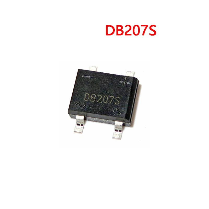 Diode Bridge Rectifier Electrical Rectifier Diodes Rectifier Diodes Electrical Diodes Electrical Component Electronic Component 10PCs/Lot DB207S SOP4 2a/1000V Bridge Rectifier