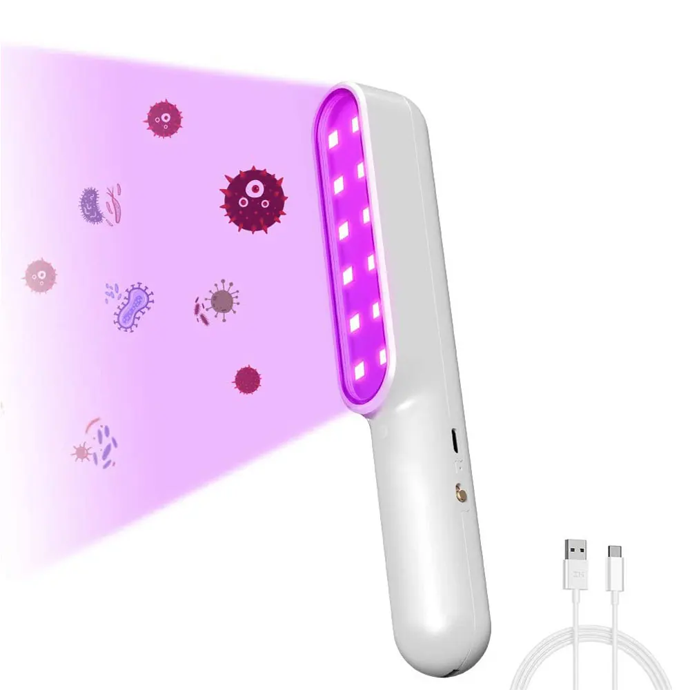 

Personal Protective Equipment UV Light Sanitizer Travel Portable Phone UV Sterilizer For Cell Phone 220nm LED UV Lamp