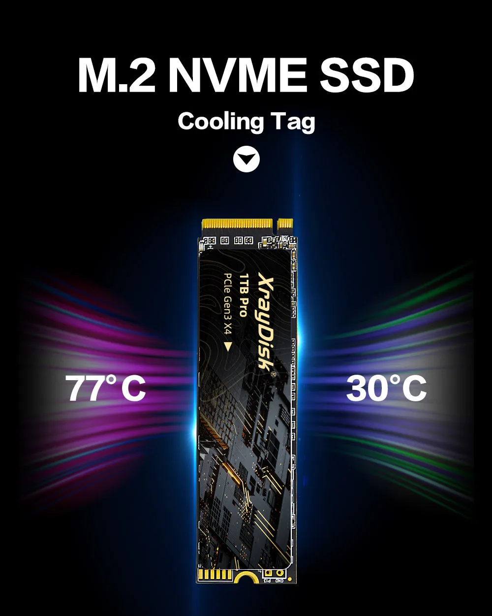 2TB, M.2 PCIe, NVME, disco de estado