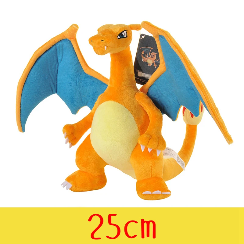 Pokemon Pikachu Gengar Plush Toy Charmander Bulbasaur Squirtle Snorlax Eevee Mew Charizard Cartoon Stuffed Doll Christmas Gifts