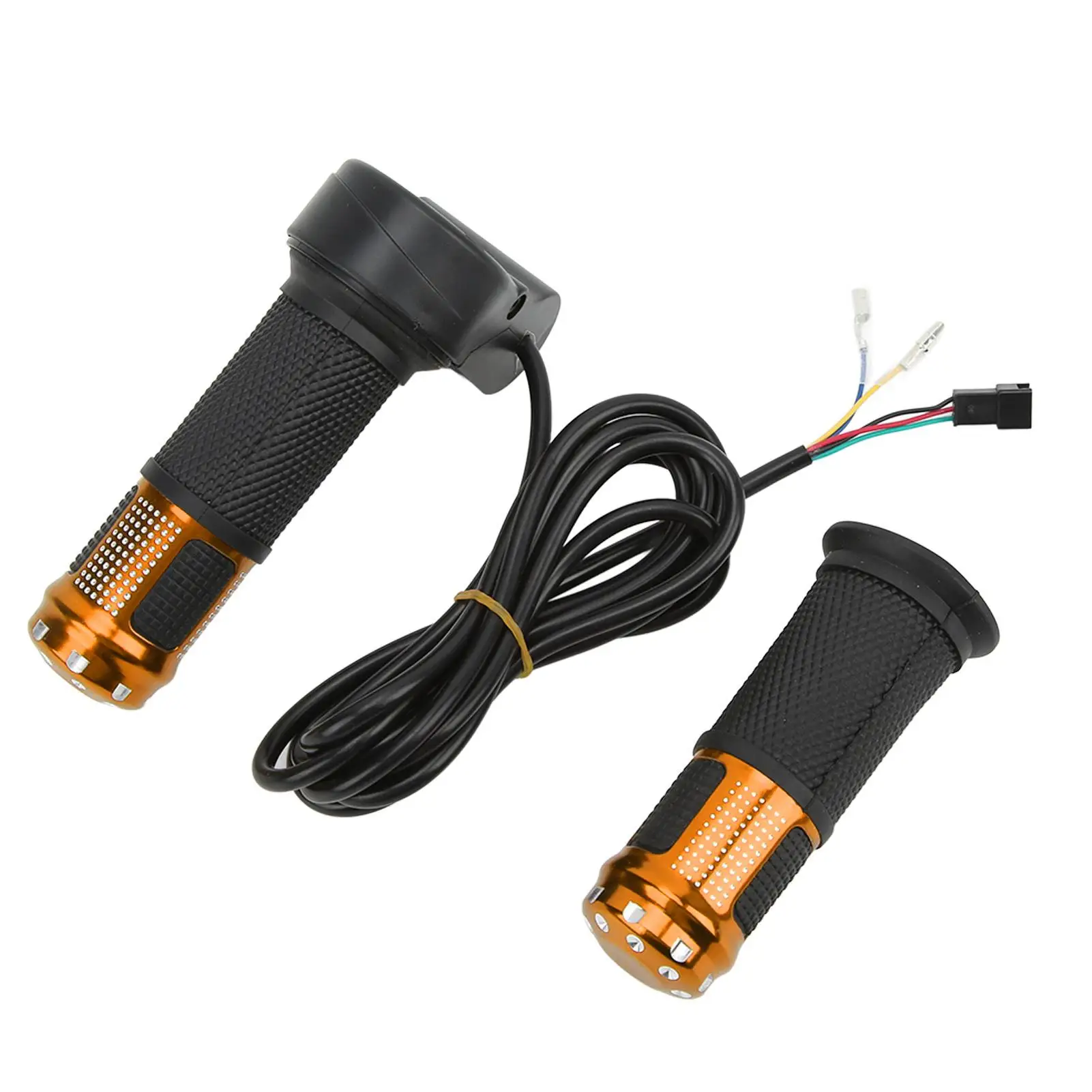 Electric Bike Twist Throttle Handle with 5 Wires for E-Bike Scooter Accessory
