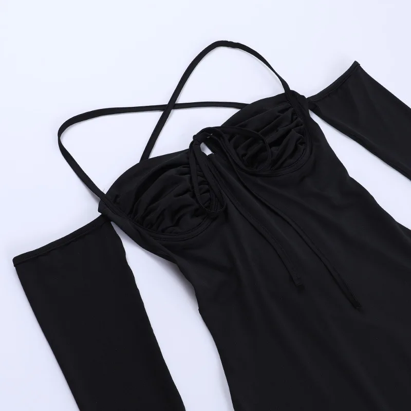 Рисунок 6 - Женское модное мини-платье на бретелях-спагетти