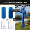 Quick Drying Microfiber Swimming Towel Super Absorbent Gym/Camping Towel Ultra Compact Lightweight Sports/Beach/ Travel Towels 3